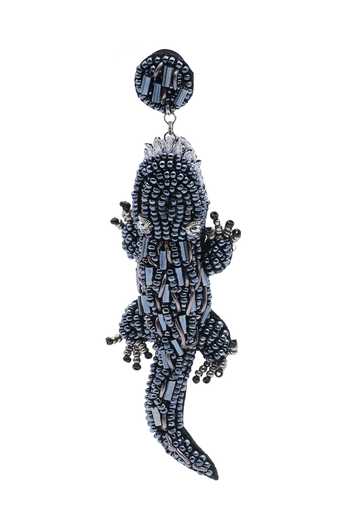Shop_APT FOREVER_Blue Croc Luxe Embellished Bead Earrings _Online_at_Aza_Fashions