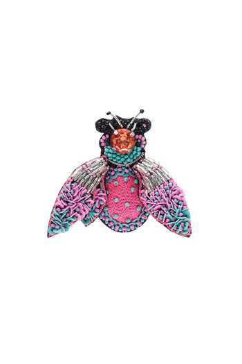 Shop_APT FOREVER_Pink Bug Off Handmade Embellished Earrings _Online_at_Aza_Fashions