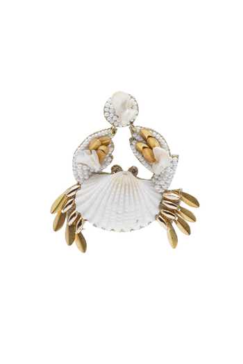 Shop_APT FOREVER_White Cut-the-crab Shell Earrings _Online_at_Aza_Fashions