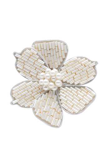 Shop_APT FOREVER_White Petalux Gem Embellished Earrings 