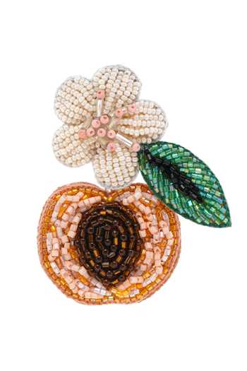 Buy_APT FOREVER_Peach Keen Beaded Earrings _Online_at_Aza_Fashions