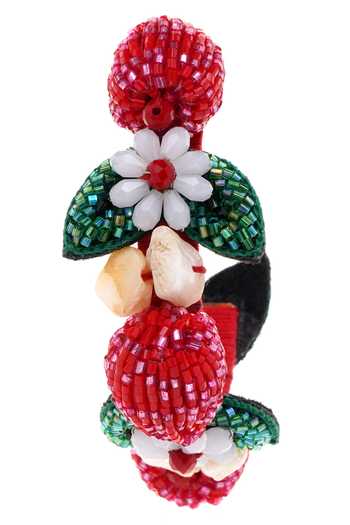Shop_APT FOREVER_Red Raspberry Rush Beaded Earrings 