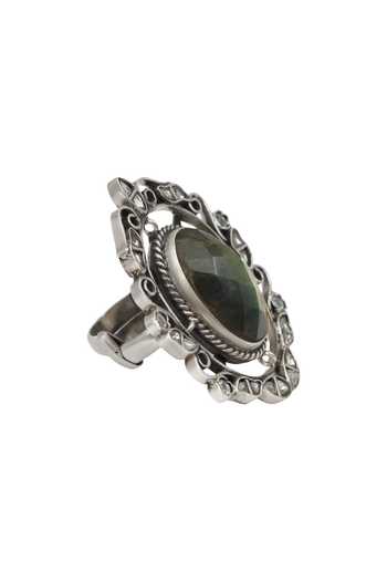 Sangeeta Boochra Silver Statement Ring 