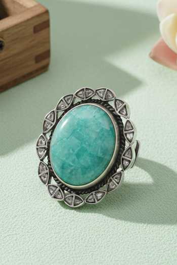 Sangeeta Boochra Round Shaped Stone Ring 