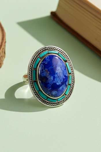 Sangeeta Boochra Handcrafted Lapis Elegance Ring 