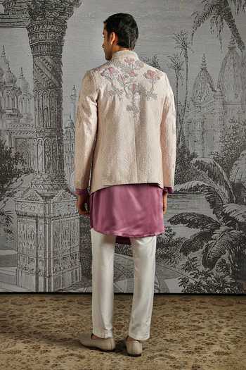 Asuka Embroidered Bandhgala Kurta Set 