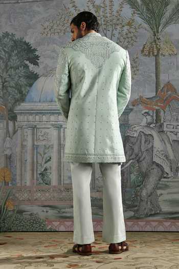 Asuka Meadow Embroidered Sherwani Set 