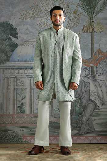 Asuka Meadow Embroidered Sherwani Set 