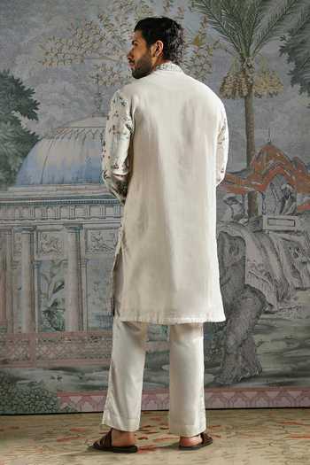 Asuka Chanderi Silk Kurta & Pant Set 