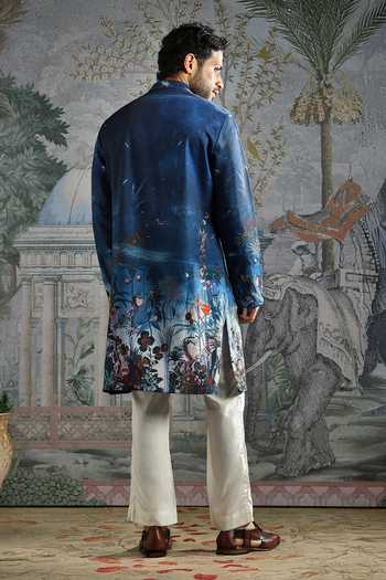 Asuka Constellation Pattern Kurta & Pant Set 