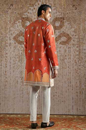 Asuka Embroidered Chanderi Silk Kurta Set 
