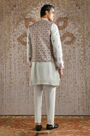 Asuka Heritage Embroidered Bundi Kurta Set 