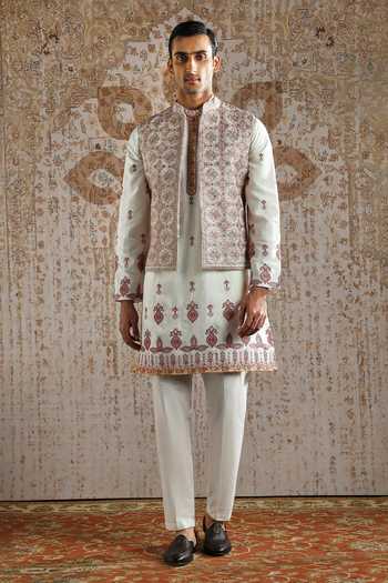 Asuka Heritage Embroidered Bundi Kurta Set 