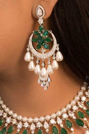 MRJEWELS Regal Embellished Necklace Set 