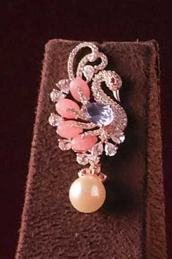 MRJEWELS Royal Peacock Birdstone Necklace Set 