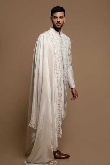 Sven Suits Bead Work Sherwani Set 