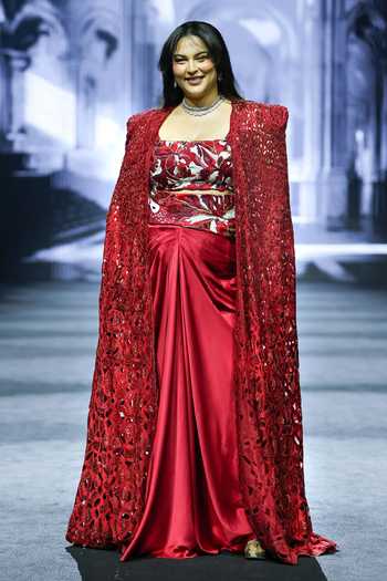 Ritika Mirchandani Stella Crystal Embroidered Jacket Skirt Set 