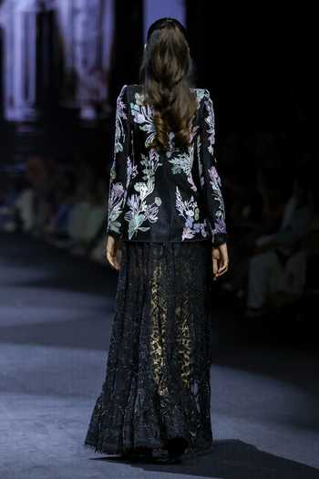 Ritika Mirchandani Floria Embroidered Jacket & Skirt Set 