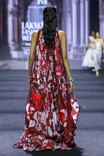 Ritika Mirchandani Laurel Printed Organza Kurta Set 