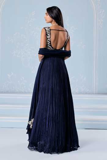 Seema Thukral Karen Hand Work Anarkali & Dupatta Set