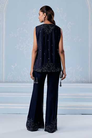 Seema Thukral Sakura Embellished Jacket Pant Set 