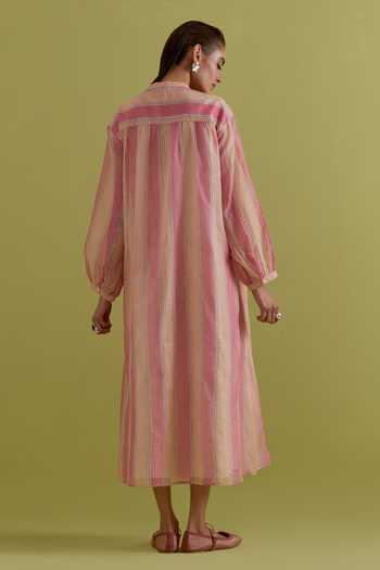 Upavita Hand Block Print Dress 