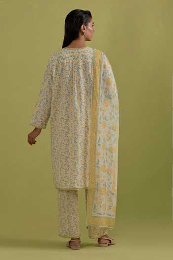 Upavita Hand Block Print Kurta Set 