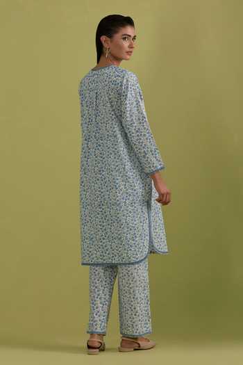 Upavita Floral Print Kurta Set 