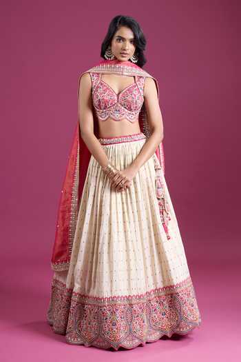 Samyukta Singhania Sequins Embroidered Lehenga Set 