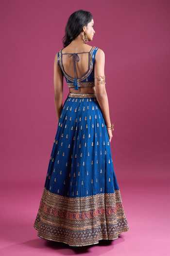 Samyukta Singhania Sequinned & Zari Embroidered Lehenga Set 