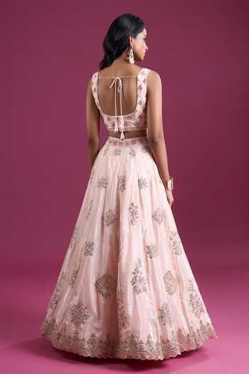 Samyukta Singhania Sequinned & Zari Embroidered Lehenga Set 