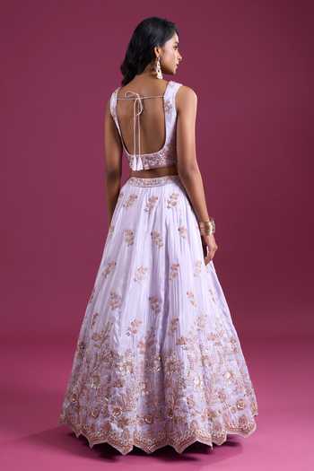 Samyukta Singhania Sequinned & Zari Embroidered Lehenga Set 