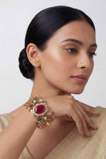 Zevar By Geeta Kundan Polki Bracelet 