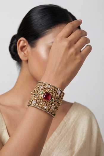 Zevar By Geeta Kundan Polki Bracelet 