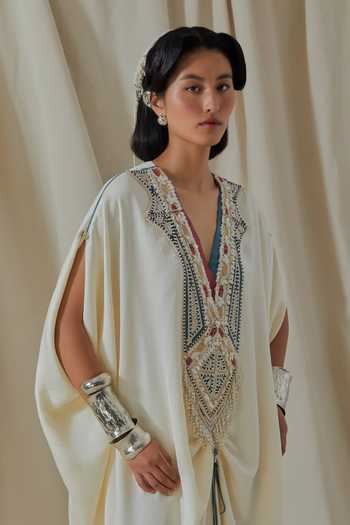 Buy_Aseem Kapoor_White Vayu Yoke Embroidered Jumpsuit 