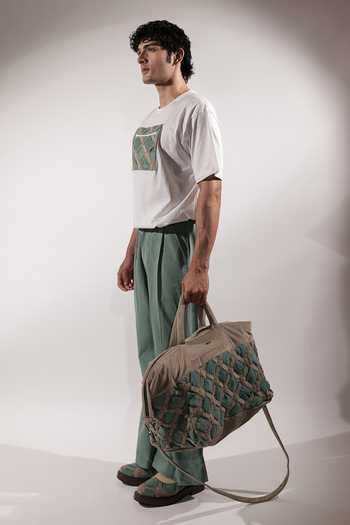 Buy_Jubinav Chadha_White Cotton Woven Pocket T-shirt _Online_at_Aza_Fashions