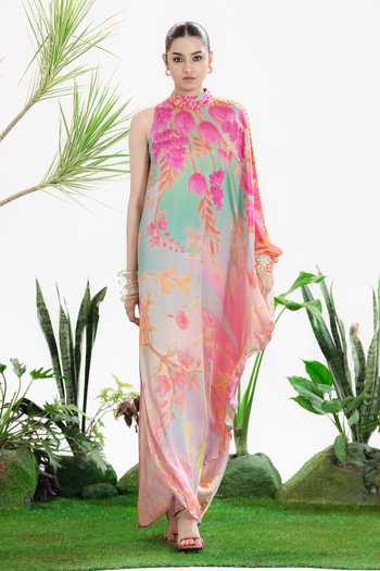 Siddhartha Bansal Baby Bloom Kaftan Dress 