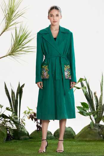 Siddhartha Bansal First Move Linen Coat 
