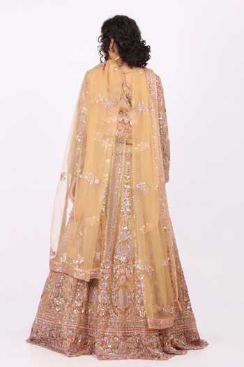 Soniya G Intricately Embroidered Anarkali & Dupatta Set 