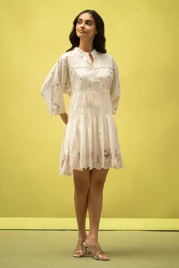 Vaani Beswal Hayflield Handwoven Cotton Dress 