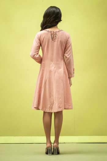 Vaani Beswal Velora Floral Embroidered Dress 