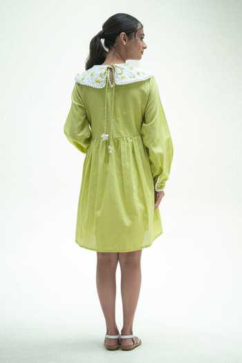 Vaani Beswal Waddler Handwoven Cotton Short Dress  
