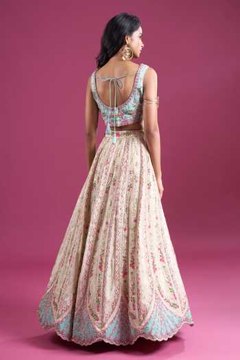 Samyukta Singhania Sequins Embroidered Lehenga Set 