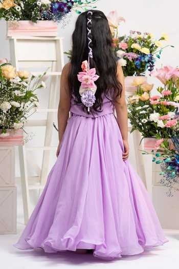 Kirti Agarwal - Pret N Couture Embroidered Halter Neck Top With Lehenga 