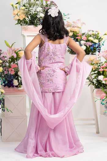 Kirti Agarwal - Pret N Couture Embroidered Kurta Sharara Set 