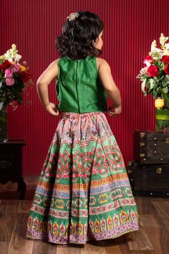 Kirti Agarwal - Pret N Couture Printed Lehenga & Blouse Set 
