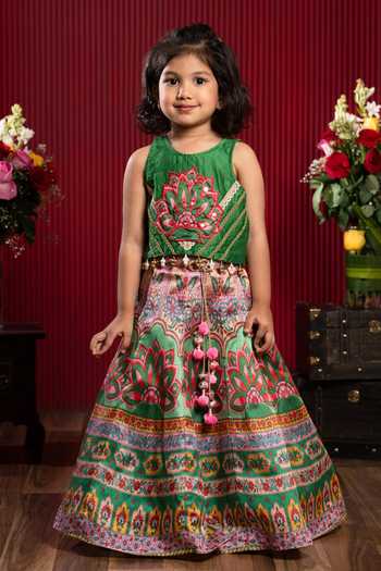 Kirti Agarwal - Pret N Couture Printed Lehenga & Blouse Set 