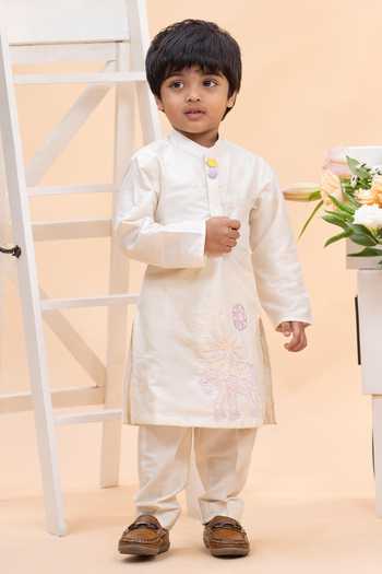 Kirti Agarwal - Pret N Couture Elephant Embroidered Kurta Set 