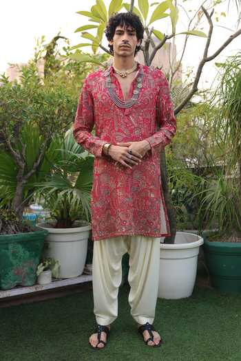 Dev Ki Raha Gulbaag Embroidered Kurta Set 