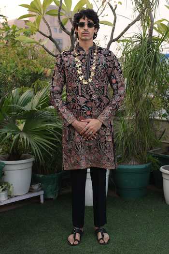 Dev Ki Raha Zulfikar Embroidered Kurta Set 